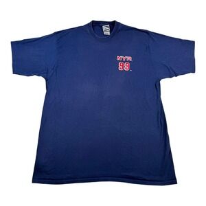 Vintage Wayne Gretzky Shirt Mens 2XL Blue New York Rangers 99 NHL Pro Player 90s